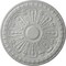 Ekena Millwork Raymond Ceiling Medallion (Fits Canopies up to 5 3/8"), Hand-Painted Frost, 18"OD x 1 1/4"P CM18RA2FRF - alternate 1